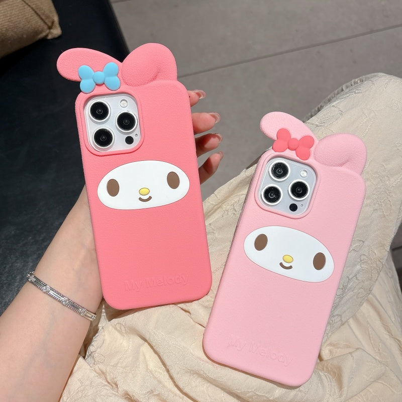 マイメロディー　マイメロ　iphone15ケース　スワロフスキー　ピンク iPhone15.15Plus.15Pro.15ProMax SWAROVSKI デコ マイメロディ