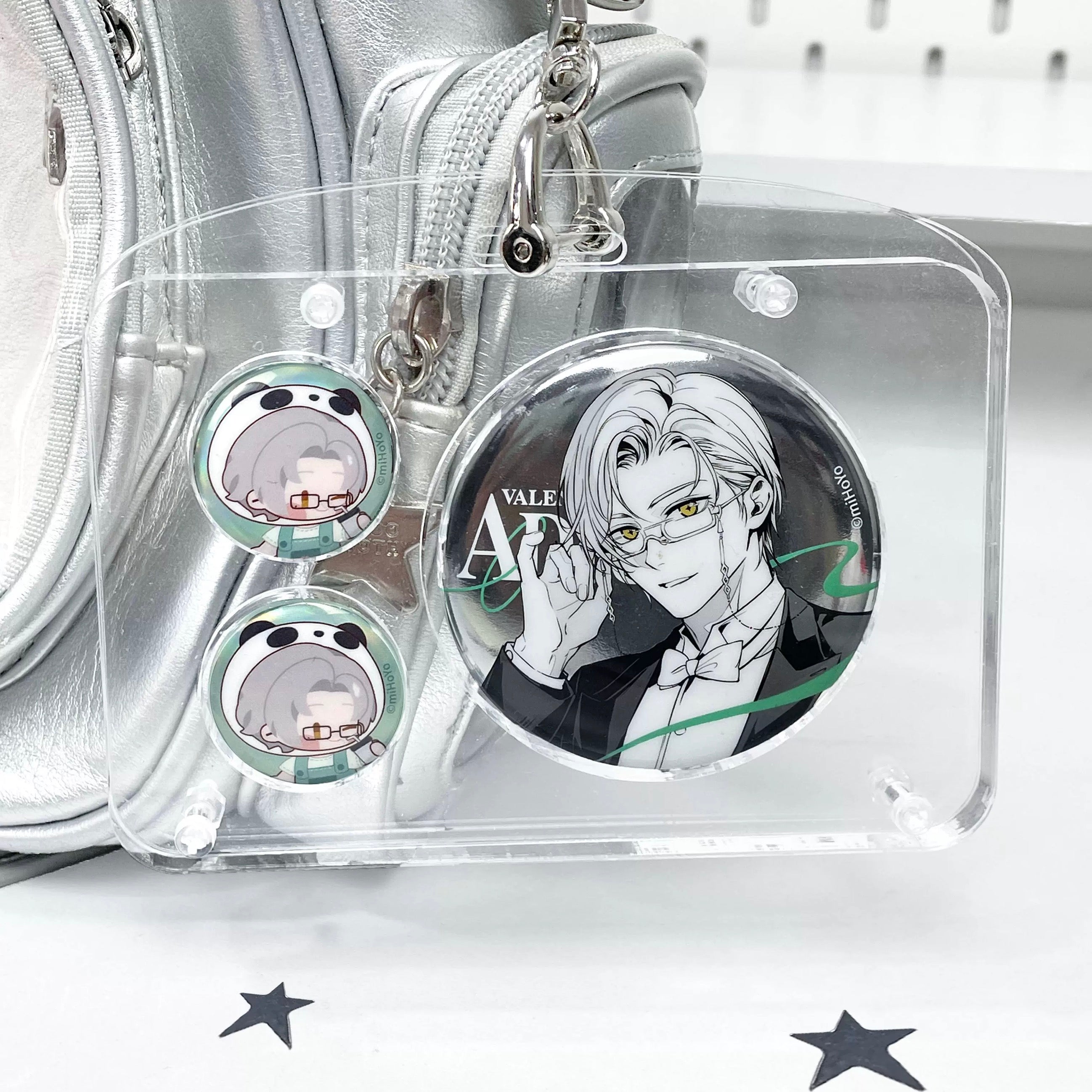 推し活グッズ］缶バッジ アクリルフレーム 58mm+25mm【ITIATI