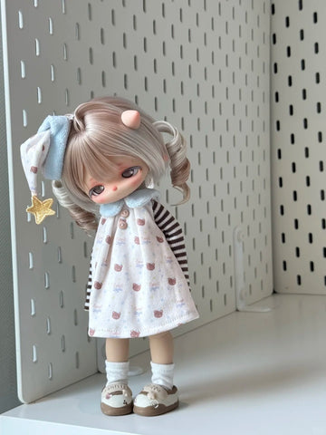 ［BJD服］1/6 ドール用 衣装セット【晚安】