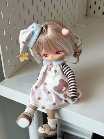 ［BJD服］1/6 ドール用 衣装セット【晚安】
