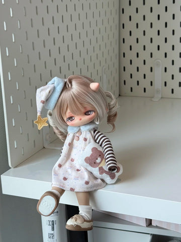 ［BJD服］1/6 ドール用 衣装セット【晚安】