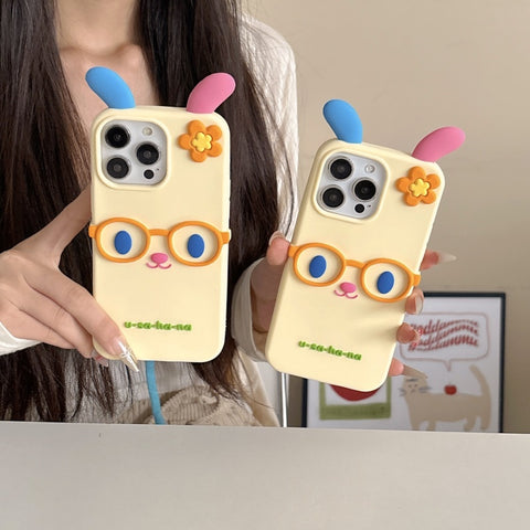 ［サンリオ］ウサハナ iPhone ケース 13 14 15 16