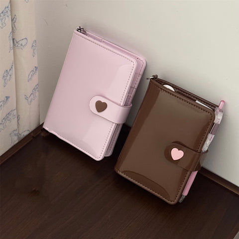 匿名配送　mering ハート キルティング バインダー A7 ミルキーピンク Amazon.co.jp: mering メリング ハート キルティング バインダー