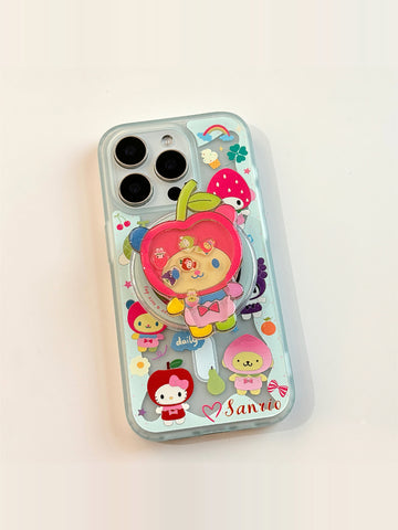 ［サンリオ］ウサハナ iPhone ケース 13 14 15 16【V7R7O5】