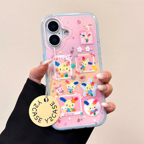 ［サンリオ］ウサハナ iPhone ケース 13 14 15 16