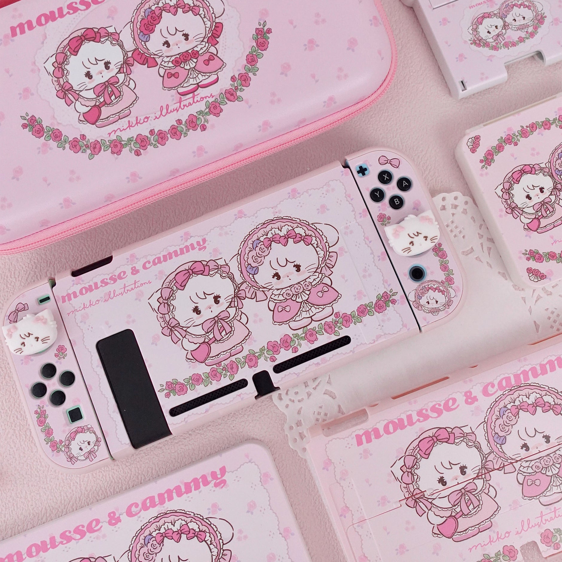 Switch light カスタム　ピンク　ヤドン　コダック　ポケモン　マイメロ Nintendo Switch LITE 本体 カスタム品 ピンク マイメロディ