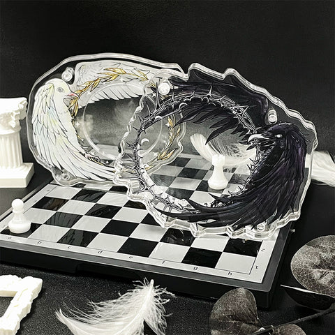 ［推し活グッズ］缶バッジアクリルフレーム 58~75mm【T9X1E5】
