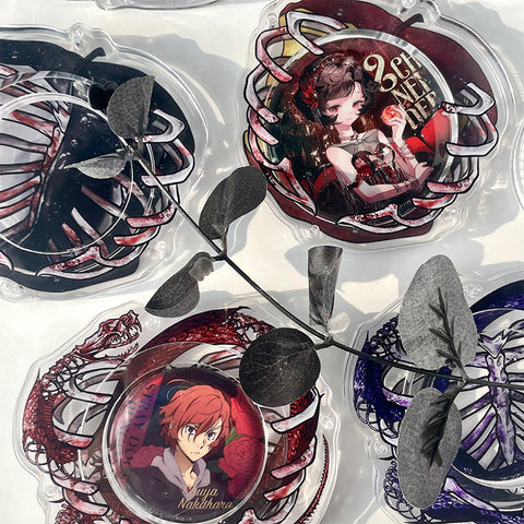 ［推し活グッズ］缶バッジアクリルフレーム 58~75mm【S6G2K7】