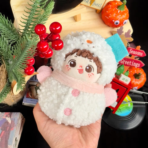 ［ぬい服］10cm 無属性 ぬいぐるみ用服【雪人】
