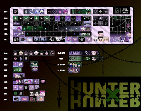 ［HUNTER×HUNTER］DMA/MOA キーキャップ メカニカルキーボード