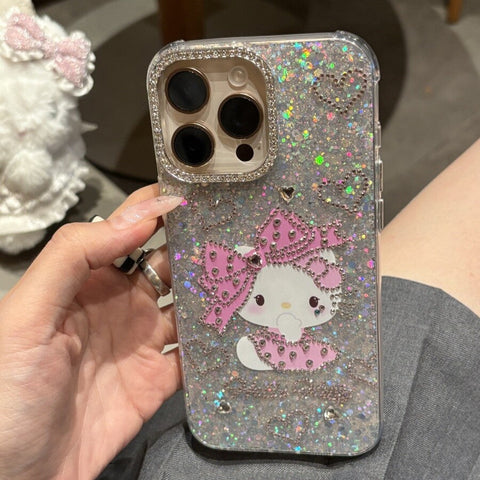 ［サンリオ］ iPhone ケース 13 14 15 16【F2F4F8】