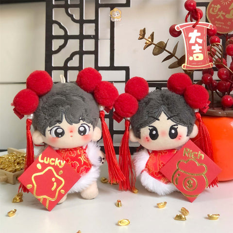 ［ぬい服］10cm 無属性 ぬいぐるみ用服【新年】