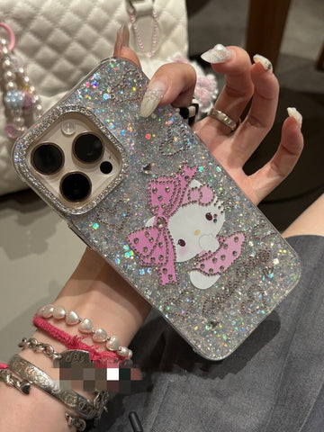 ［サンリオ］ iPhone ケース 13 14 15 16【F2F4F8】