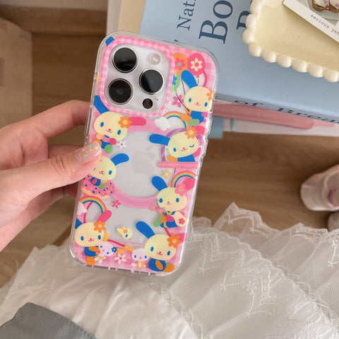 ［サンリオ］ウサハナ iPhone ケース 13 14 15 16
