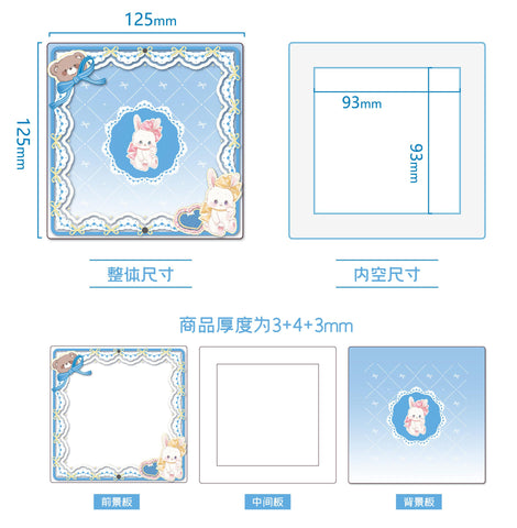 ［推し活グッズ］コースター用 アクリルフレーム【S1I4G5】
