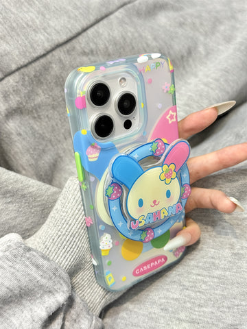 ［サンリオ］ウサハナ iPhone ケース 13 14 15 16