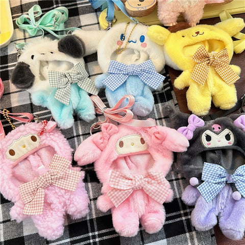 ［ぬい服］15cm 無属性 ぬいぐるみ用服【连体】