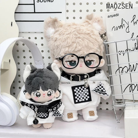 ［ぬい服］10/20cm 無属性 ぬいぐるみ用服【灰旋】