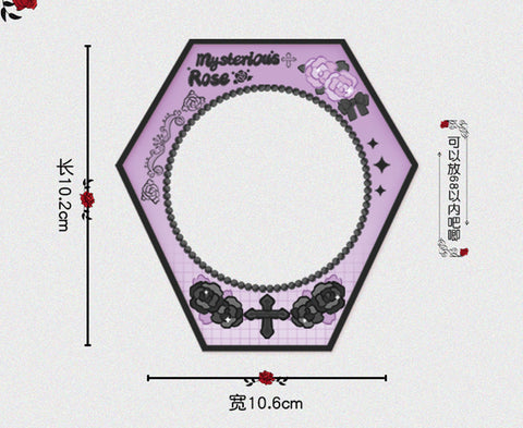 ［推し活グッズ］缶バッジケース 78mm 60mm