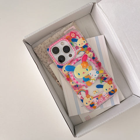 ［サンリオ］ウサハナ iPhone ケース 13 14 15 16