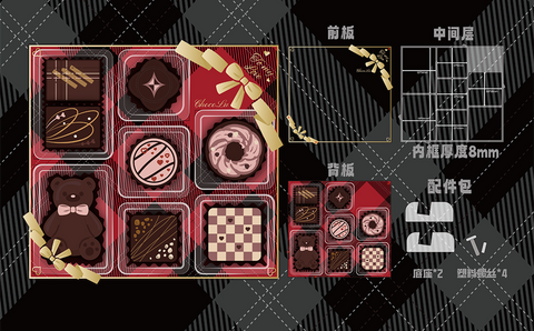 ［推し活グッズ］缶バッジ用 アクリルフレーム Lサイズ【T1M7M8】