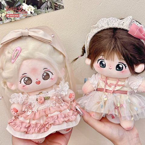 ［ぬい服］20cm 無属性 ぬいぐるみ用服【玫瑰奶油】