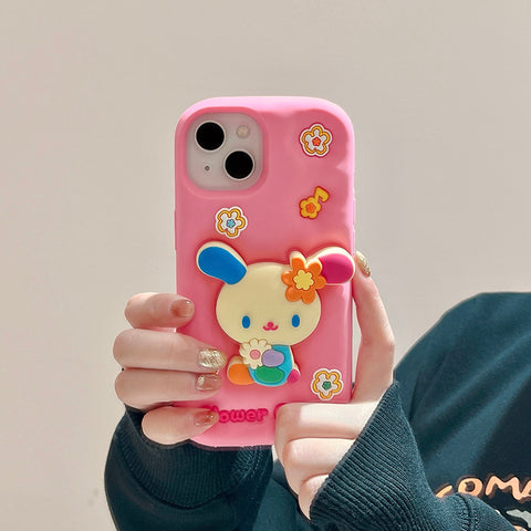 ［サンリオ］ウサハナ iPhone ケース 13 14 15 16