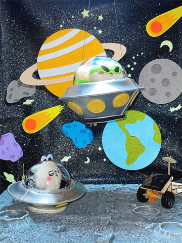 ［ぬい服］10/15cm 無属性 ぬいぐるみ用 ポーチ ショルダーバッグ【UFO】