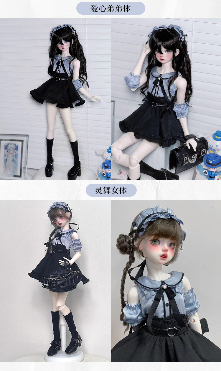 当日発送可 WY135 Lolita Alice BJD ドール衣装 3点セット