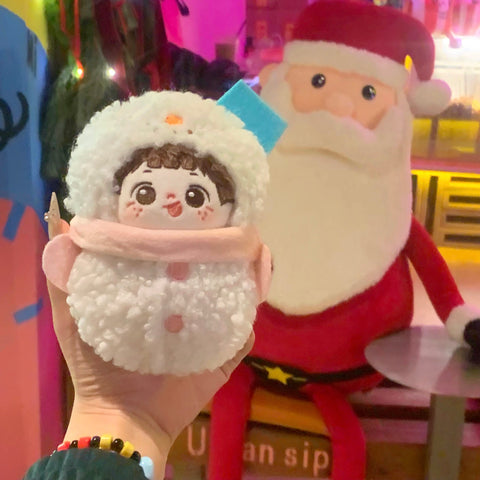 ［ぬい服］10cm 無属性 ぬいぐるみ用服【雪人】