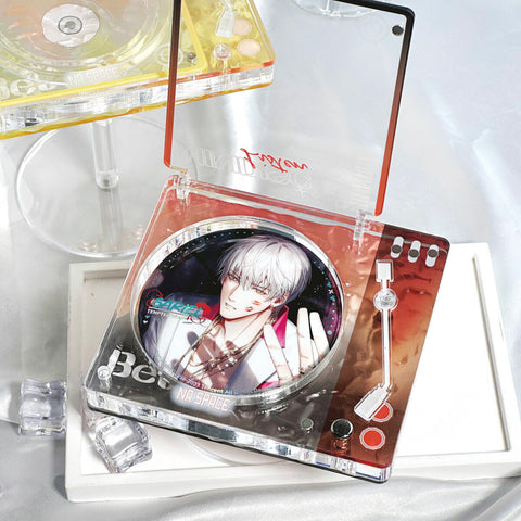［推し活グッズ］缶バッジ アクリルフレーム 58~75mm【Z3Q1J5】