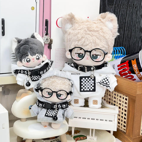 ［ぬい服］10/20cm 無属性 ぬいぐるみ用服【灰旋】