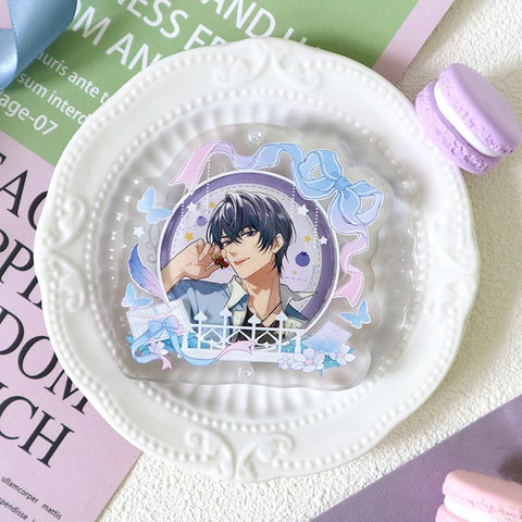 ［推し活グッズ］缶バッジ用アクリルフレーム 58mm【W7DGND】