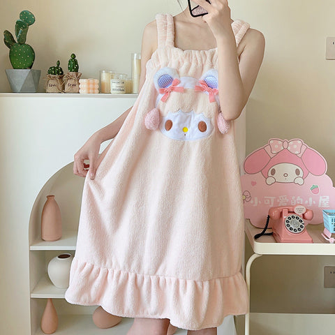 ［サンリオ］マイメロディ＆ピアノ バススカート タオルキャップ
