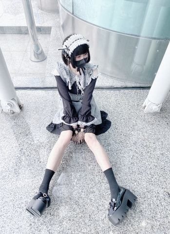 ［洋服］地雷系/量産型 長袖 トップス ブラウス【JSNGRQ】