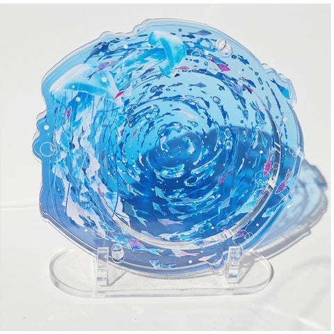 ［推し活グッズ］缶バッジ アクリルフレーム 75mm【潮汐】