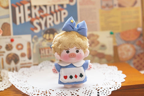 ［ぬい服］10cm 無属性 ぬいぐるみ用 お洋服【白兔】