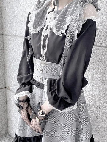 ［洋服］地雷系/量産型 長袖 トップス ブラウス【JSNGRQ】