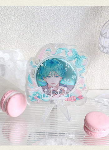 ［推し活グッズ］缶バッジ用アクリルフレーム 58mm【W7DGND】
