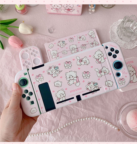 ［MIKKO］Switch カバー ピンク