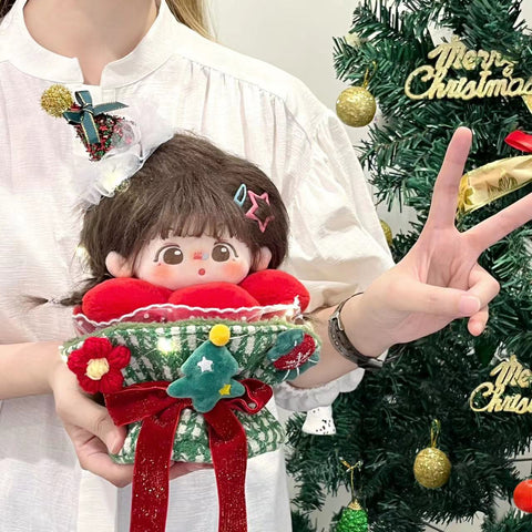 ［ぬい服］20cm 無属性 ぬいぐるみ用服【圣诞】