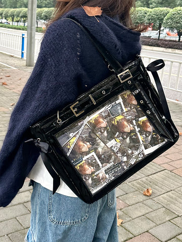 ［バッグ］缶バッジ用 痛バッグ 2way ショルダーバッグ【S0F5X5】