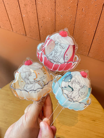［推し活グッズ］PVC 缶バッジカバー 58/75mm【G7K2T8】