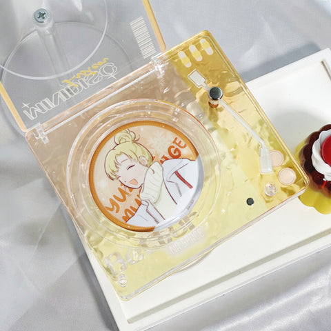 ［推し活グッズ］缶バッジ アクリルフレーム 58~75mm【Z3Q1J5】