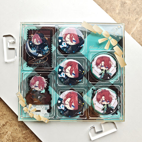 ［推し活グッズ］缶バッジ用 アクリルフレーム Lサイズ【T1M7M8】