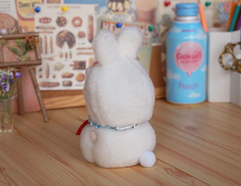 ［ぬい服］10cm 無属性 ぬいぐるみ用 お洋服【白兔】