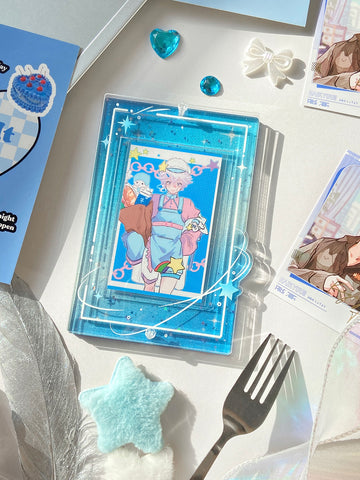 ［推し活グッズ］チェキ用 アクリルフレーム 大【N6Q0H0】