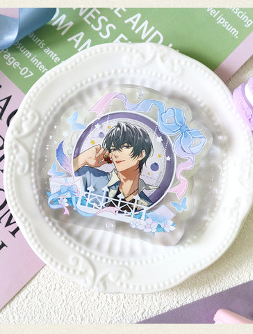 ［推し活グッズ］缶バッジ用アクリルフレーム 58mm【W7DGND】