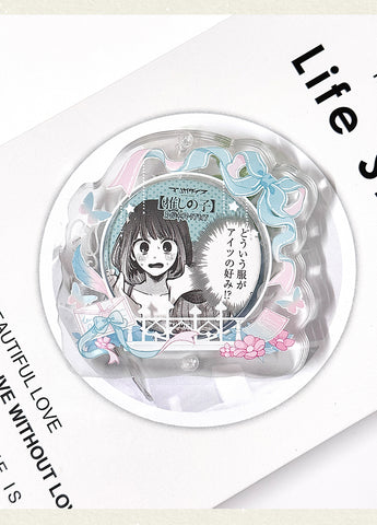 ［推し活グッズ］缶バッジ用アクリルフレーム 58mm【W7DGND】