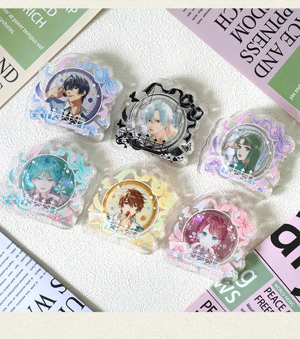 ［推し活グッズ］缶バッジ用アクリルフレーム 58mm【W7DGND】